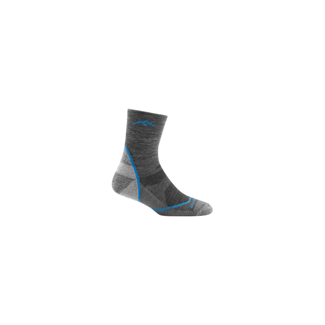 Darn Tough Light Hiker Jr. Micro Crew Lightweight with Cushion Gray