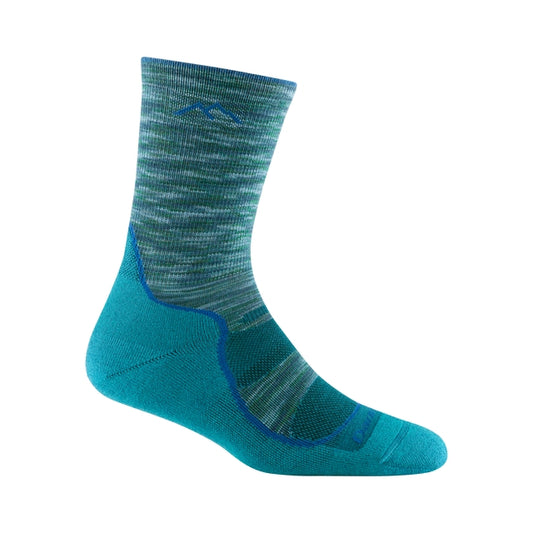 Darn Tough Women's Light Hiker Micro Crew Lightweight with Cushion Neptune
