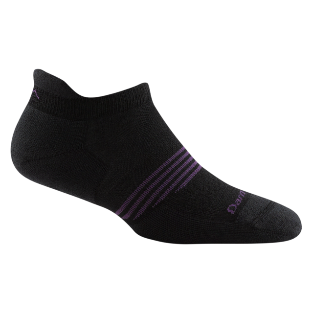 Darn Tough Women's Element No Show Tab Lightweight with Cushion Black