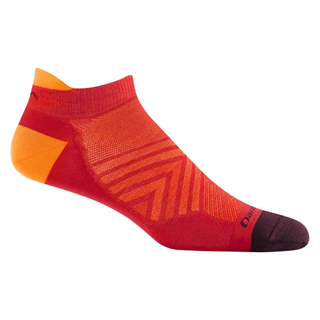 Darn Tough Run No Show Tab Ultra-Lightweight Race Red