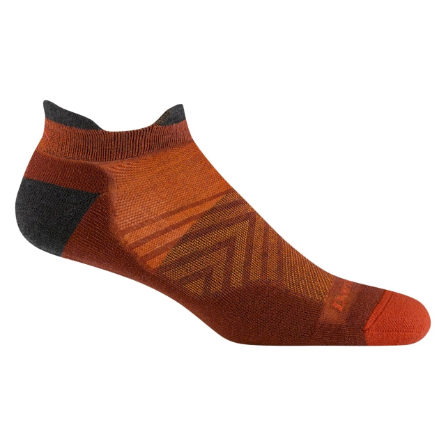 Darn Tough Run No Show Tab Ultra-Lightweight with Cushion Chestnut