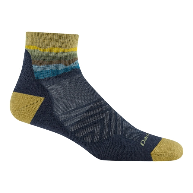 Darn Tough Run 1/4 Ultra-lightweight With Cushion Skyracer Blue