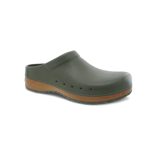 Dansko Men's Kane Black Molded Olive