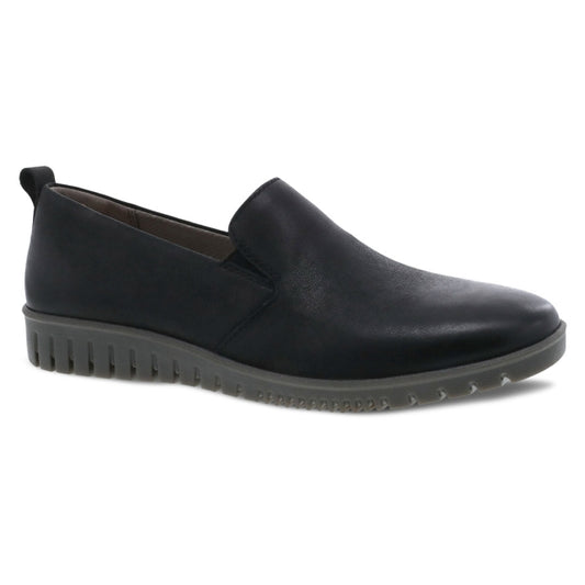 Dansko Women's Linley Black Burnished Calf Black