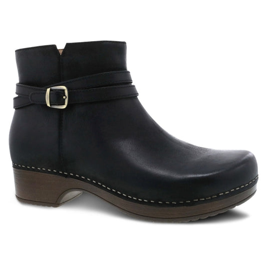 Dansko Women's Brook Black Burnished Nubuck Black