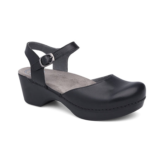 Dansko Women's Sam Black Soft Full Grain Black