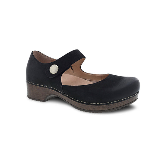 Dansko Women's Beatrice Black Burnished Nubuck Black