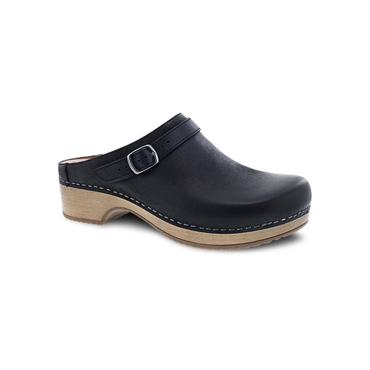 Dansko Women's Berry Black Burnished Nubuck Black