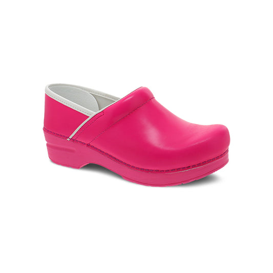 Dansko Women's Professional Pink Neon Leather Pink Neon