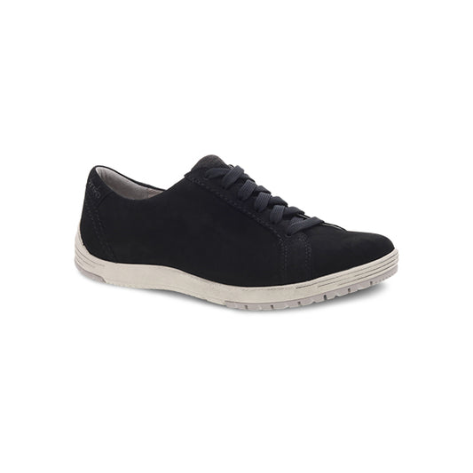 Dansko Women's Leela Black Waterproof Nubuck Black