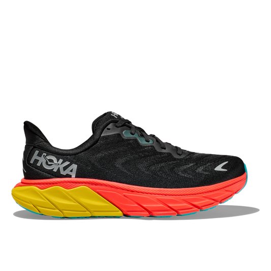 HOKA Men's Arahi 6 Black / Flame