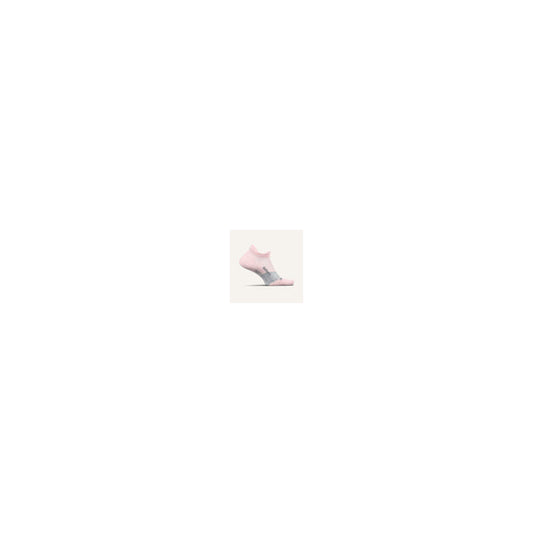 Feetures Elite Light Cushion No Show Tab Solid Propulsion Pink