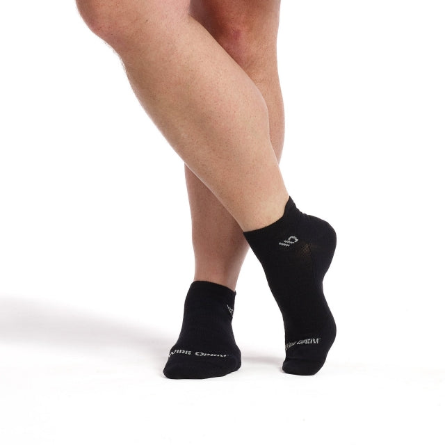 Wide Open Solid Lightweight Ankle Black