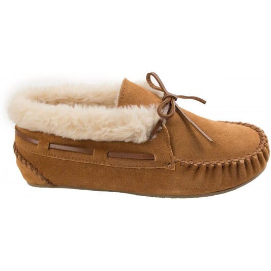 Minnetonka Women's Chrissy Mocassin Slippers Black