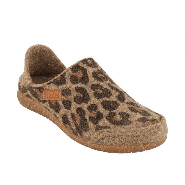 Taos Women's Convertawool Tan Leopard Wool