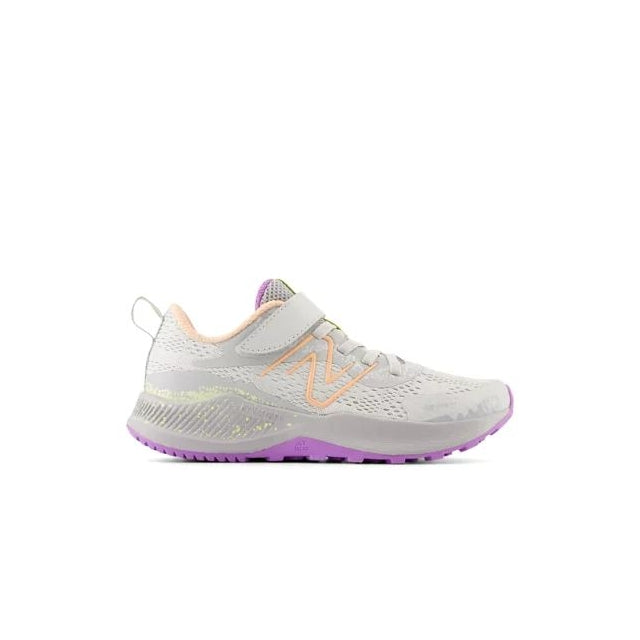 New Balance Kids' DynaSoft Nitrel v5 Bungee Lace Grey Matter/Guava Ice/Purple Fade