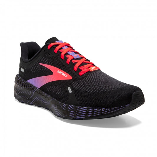 Brooks Running Launch GTS 9 Black/Coral/Purple