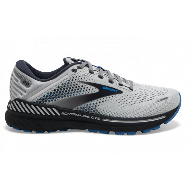 Brooks Running Men's Adrenaline GTS 22 Oyster/India Ink/Blue