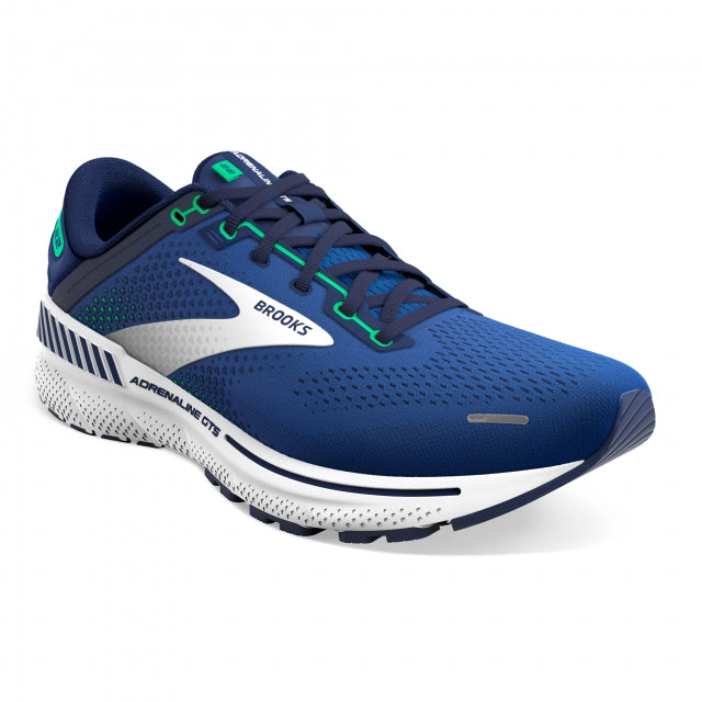Brooks Running Men's Adrenaline GTS 22 Surf the Web/Blue/Irish Green