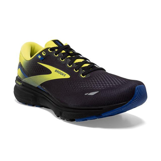 Brooks Running Men's Ghost 15 Black/Nightlife/Blue