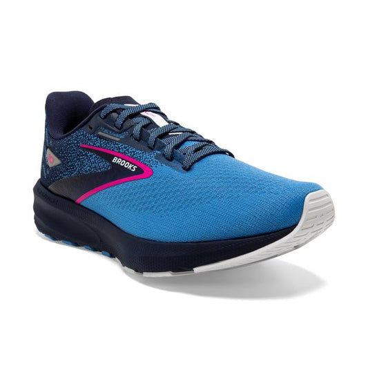 Brooks Running Women's Launch 10 Peacoat/Marina Blue/Pink Glo