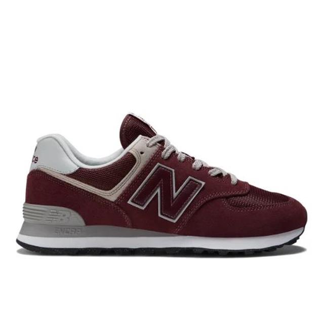 New Balance Men's 574 Core Burgundy/White