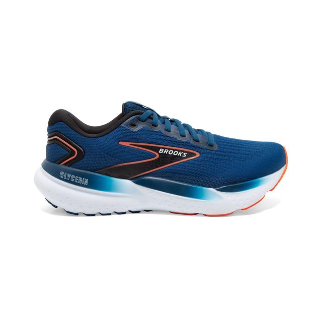 Brooks Running Men's Glycerin 21 Blue Opal/Black/Nasturtium