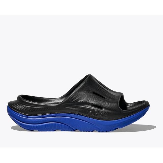 Hoka Unisex Ora Recovery Slide 3 Black/Ultramarine