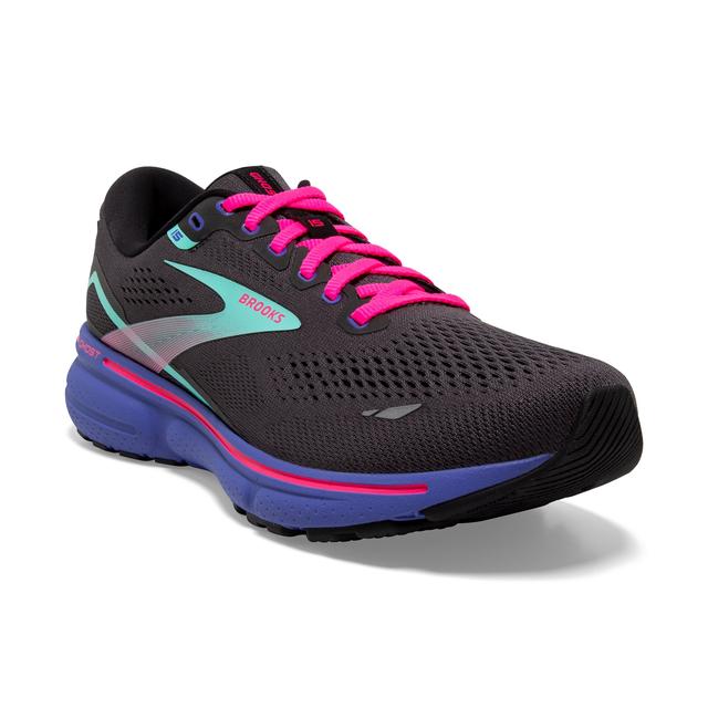 Brooks Running Women's Ghost 15 Black/Blue/Aruba