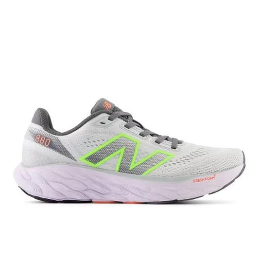 New Balance Women's Fresh Foam X 880 v14 Grey Matter/Taro/Bleached Lime Glo/Gulf Red