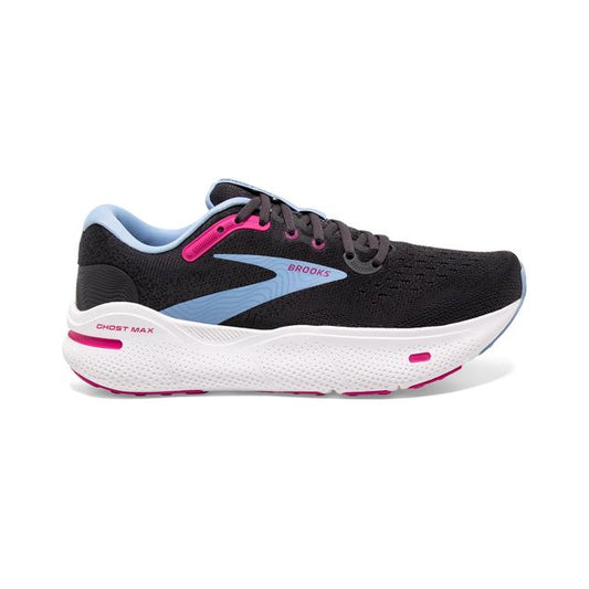 Brooks Running Women's Ghost Max Ebony/Open Air/Lilac Rose