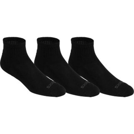 ASICS Unisex Cushion Quarter Black