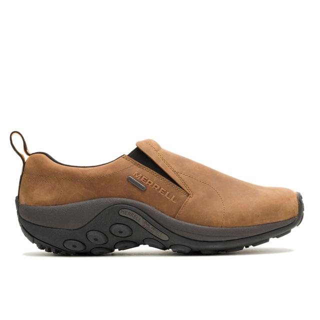 Merrell Jungle Moc Nubuck Waterproof Wide Width Brown