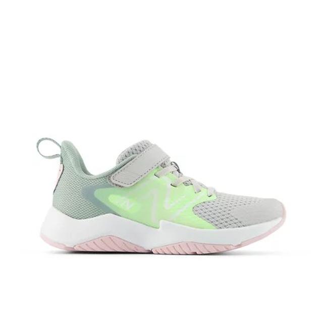 New Balance ' Rave Run V2 Bungee Lace With Top Strap Grey Matter/Mint Flash/Mosaic Green/Rose Sugar