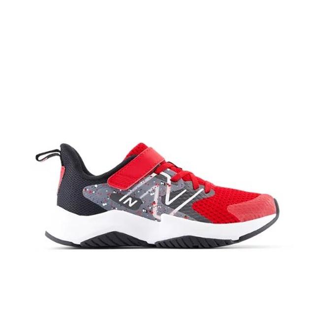 New Balance ' Rave Run V2 Bungee Lace With Top Strap Team Red/Black/Black Cement/White