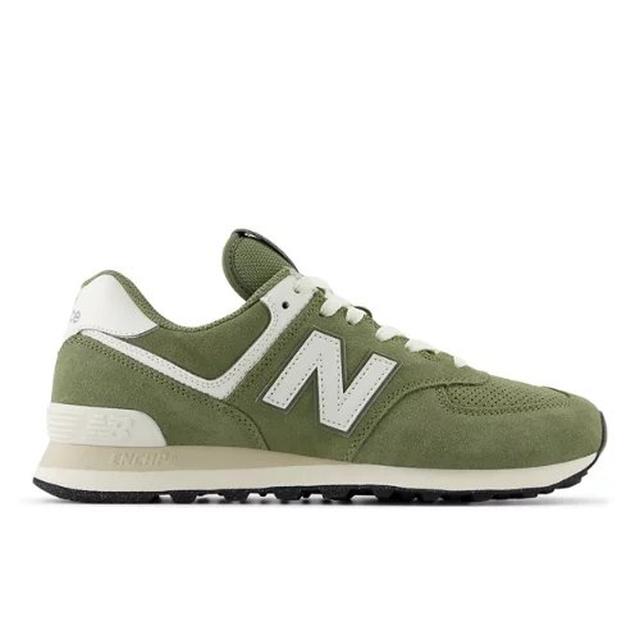 New Balance Unisex 574 Dark Olivine/Sea Salt