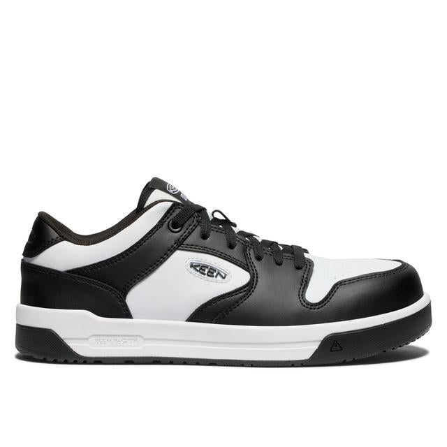 Keen Overton Work Shoe (Carbon-fiber Toe) Star White/Black